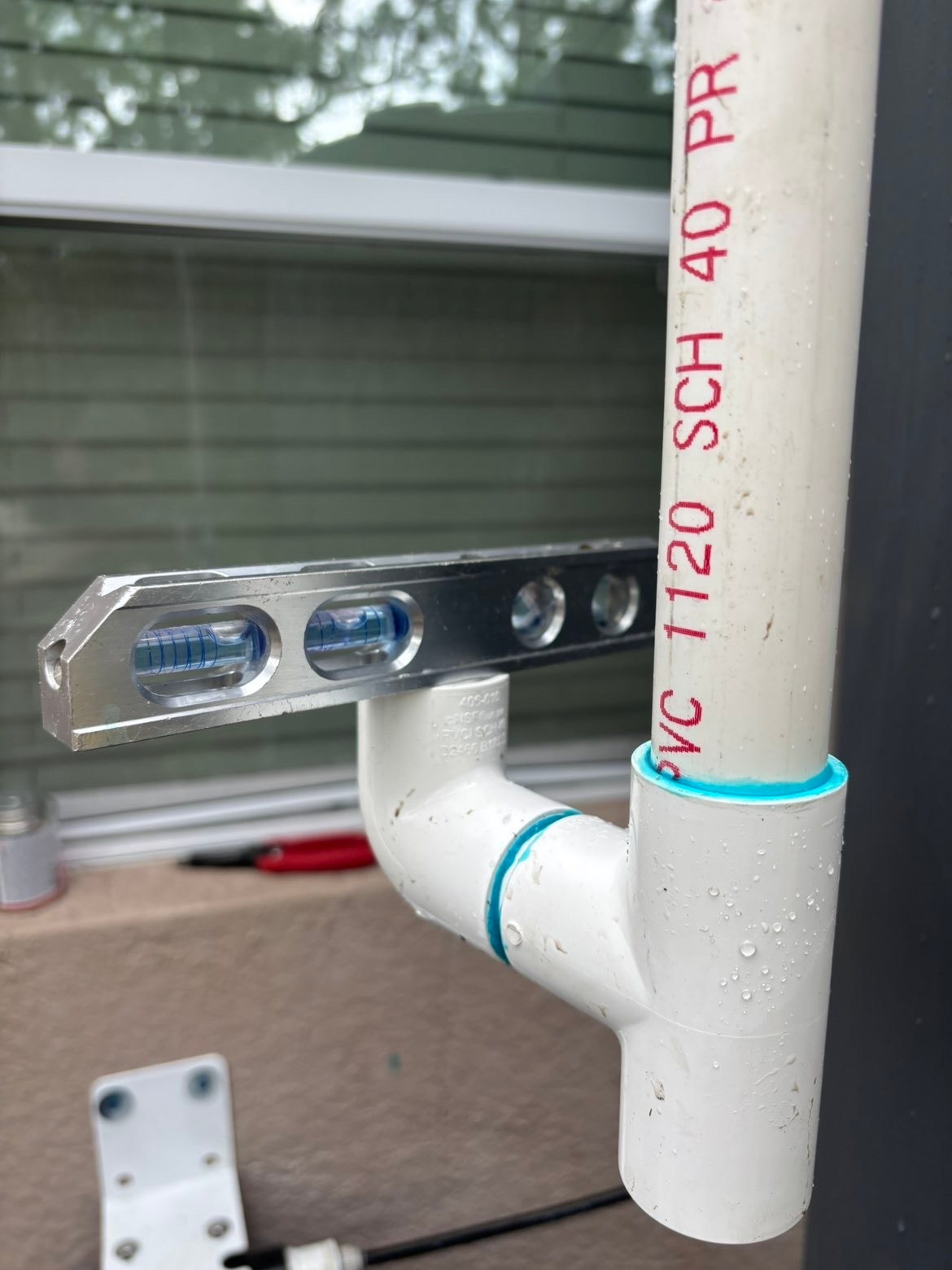 Whole home water filtration installation